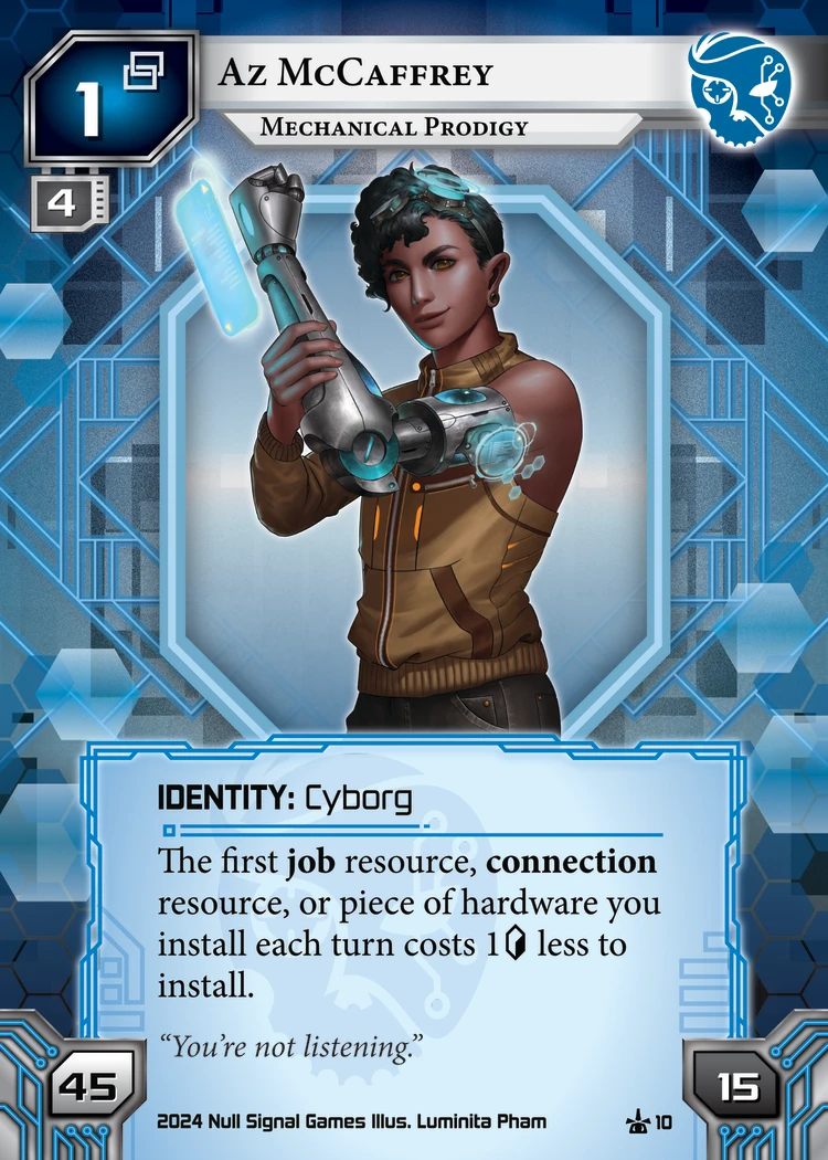 Az McCaffrey: Mechanical Prodigy · NetrunnerDB