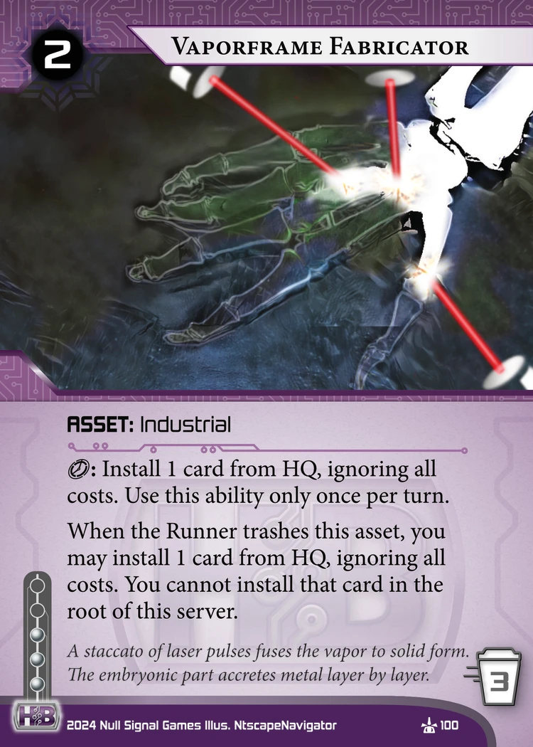 Vaporframe Fabricator