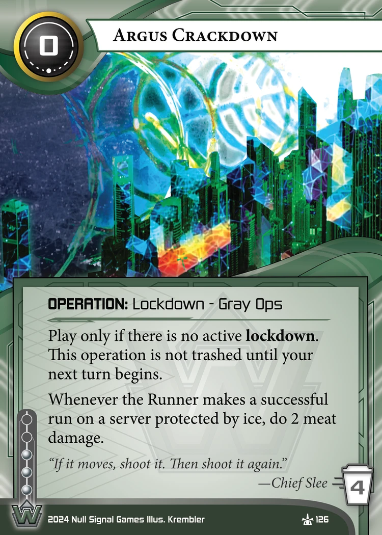 Argus Crackdown