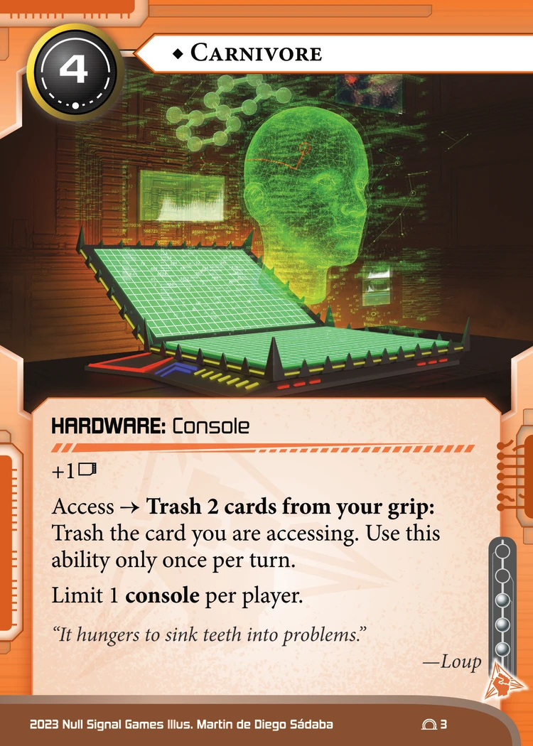 Carnivore · NetrunnerDB