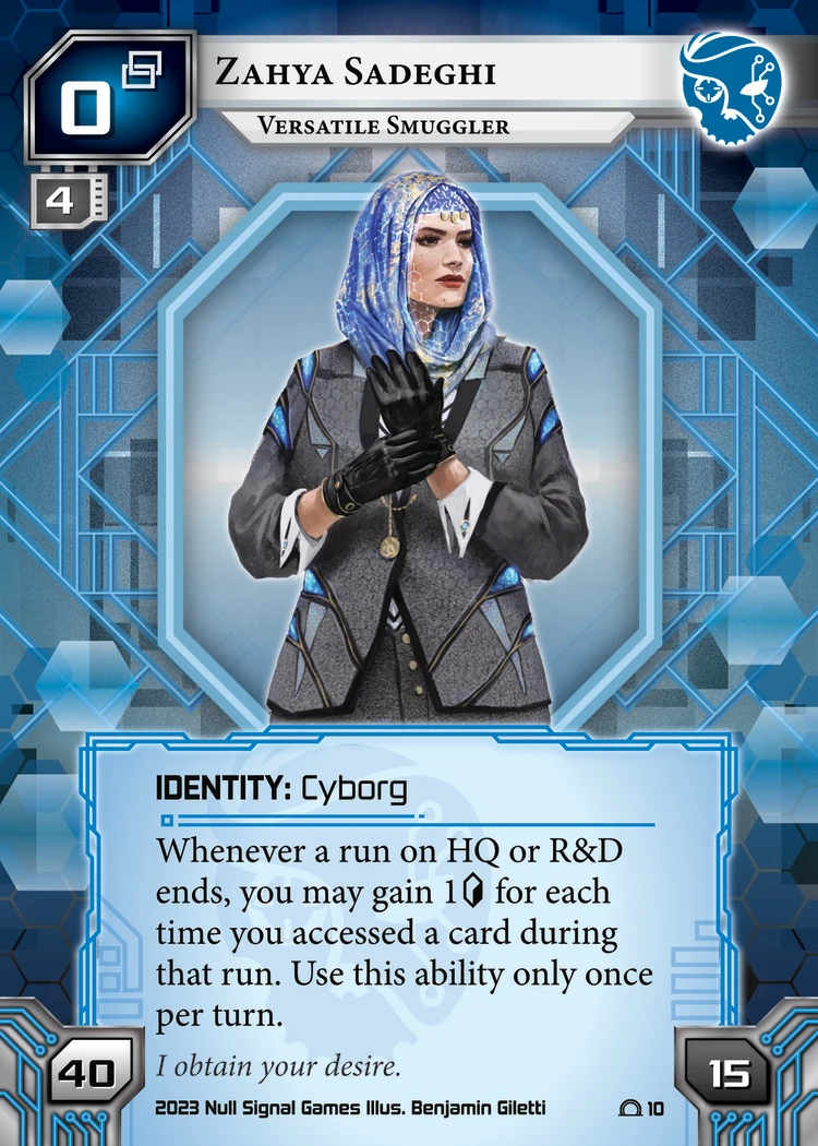Zahya Sadeghi: Versatile Smuggler