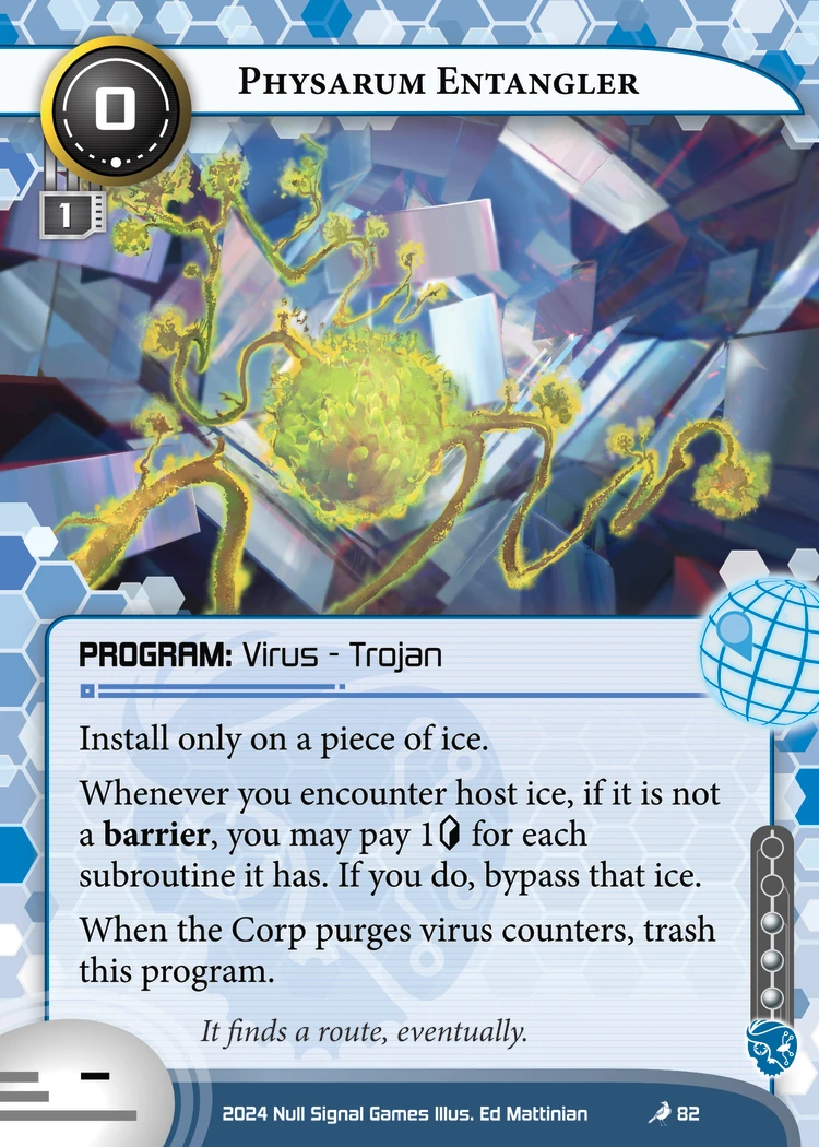 Physarum Entangler