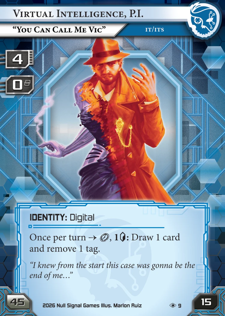 Virtual Intelligence, P.I.: “You Can Call Me Vic”